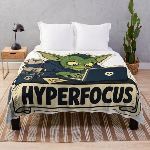 Item preview, Hyperfocus Gremlin | Cute ADHD Creature Neurodivergent Doodle designed and sold by StickyGuys.