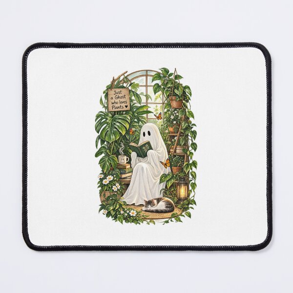 Item preview, Ghost Plant Lover in a Cozy Greenhouse designed and sold by Shifa19.