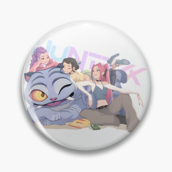 Item preview, Huntrix Girls With Derpy The Blue Tiger ⭐⭐⭐⭐⭐ designed and sold by Zantibc.