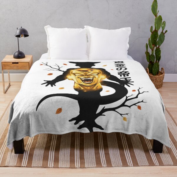 Item preview, Golden Frieza Dragon Ball Anime Glowing Silhouette Illustration designed and sold by FreakToons.