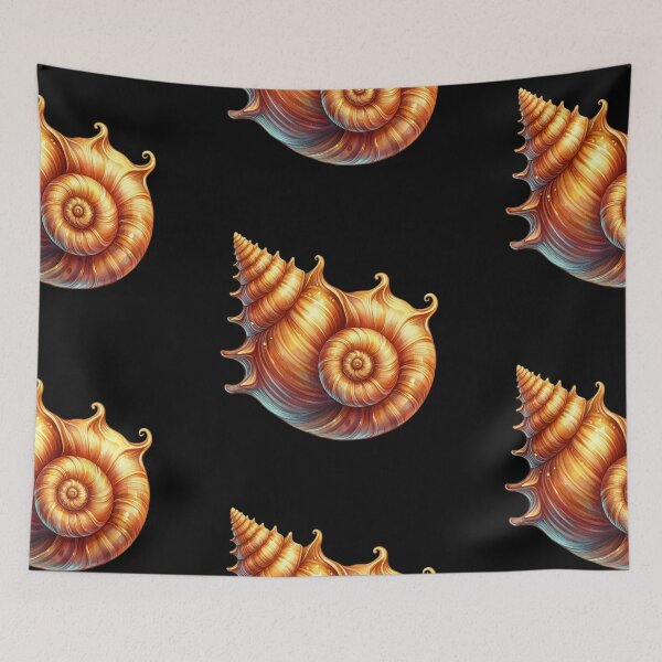 Item preview, Golden Seashell  designed and sold by virdeiz.