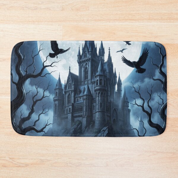 Item preview, Haunted Moon Castle | Gothic Night Fantasy designed and sold by JanjjaSoulInk.