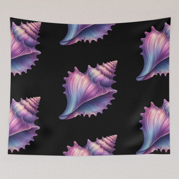 Item preview, Vibrant Seaside Conch Shell designed and sold by virdeiz.