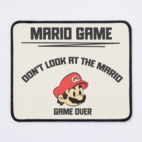Item preview, Don’t Look at the Mario Nostalgic Game Illustration designed and sold by beboplab.