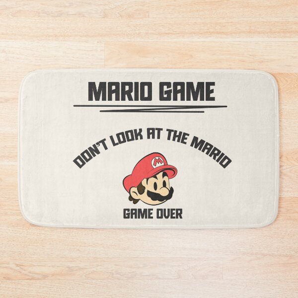 Item preview, Don’t Look at the Mario Nostalgic Game Illustration designed and sold by beboplab.