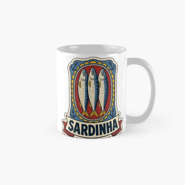 Item preview, Sardinha Lisboa | Retro Portuguese Sardine Tin Vintage Art designed and sold by StickyGuys.