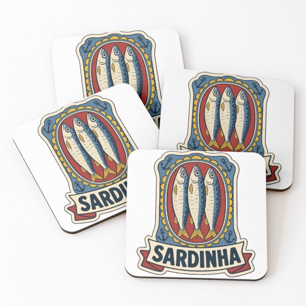 Item preview, Sardinha Lisboa | Retro Portuguese Sardine Tin Vintage Art designed and sold by StickyGuys.