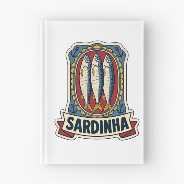 Item preview, Sardinha Lisboa | Retro Portuguese Sardine Tin Vintage Art designed and sold by StickyGuys.