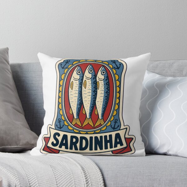 Item preview, Sardinha Lisboa | Retro Portuguese Sardine Tin Vintage Art designed and sold by StickyGuys.