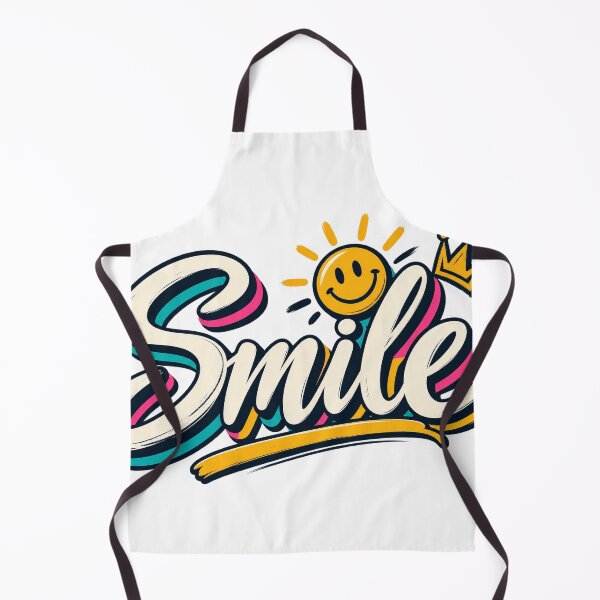 Item preview, Smile Positive Vibes Retro Smiley Face Typography Graphic Tee designed and sold by TM DESIGNS AND MORE.