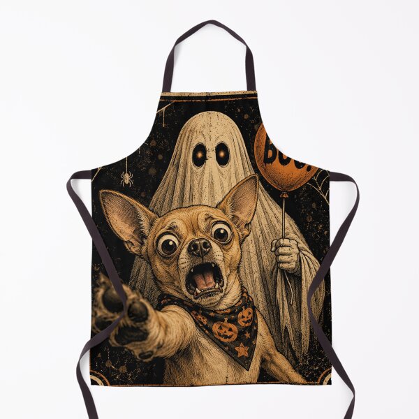 Item preview, Funny Chihuahua Ghost Boo Halloween Selfie Dog Meme designed and sold by will freed18.
