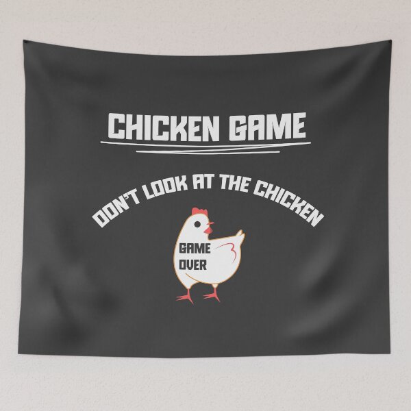 Item preview, Don’t Look at the Chicken Funny Game (Black Edition) designed and sold by beboplab.