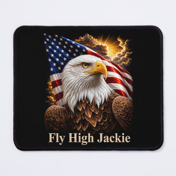 Item preview, Fly High Jackie - Jackie The Bald Eagle RIP designed and sold by ciaro-media.