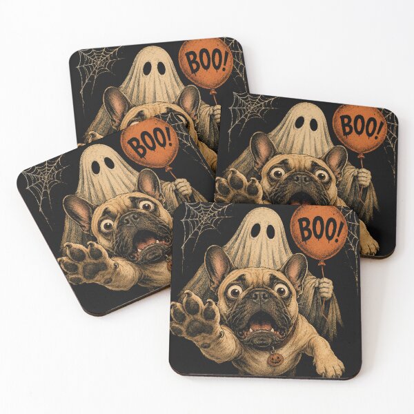 Item preview, Funny Pug Ghost Boo Halloween Selfie Dog Meme designed and sold by will freed18.