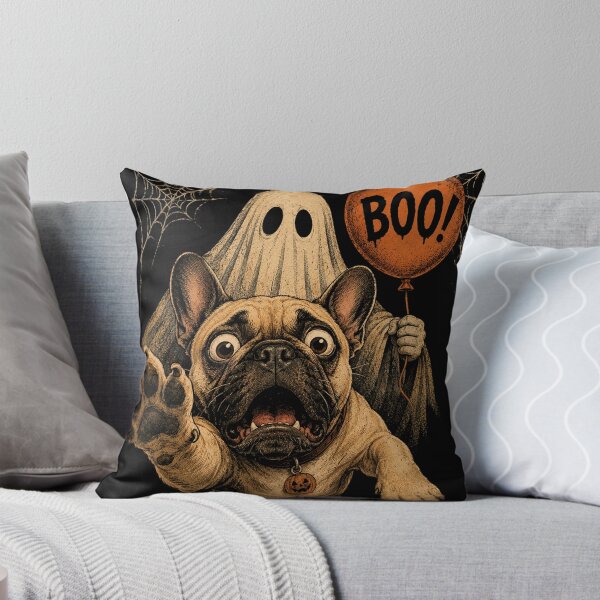 Item preview, Funny Pug Ghost Boo Halloween Selfie Dog Meme designed and sold by will freed18.