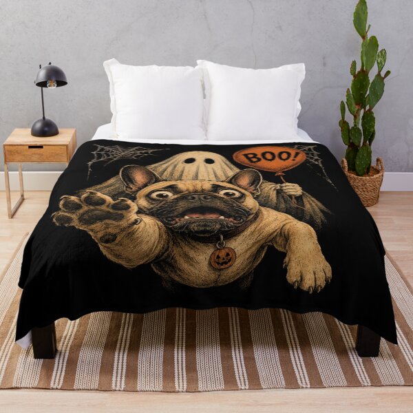 Item preview, Funny Pug Ghost Boo Halloween Selfie Dog Meme designed and sold by will freed18.
