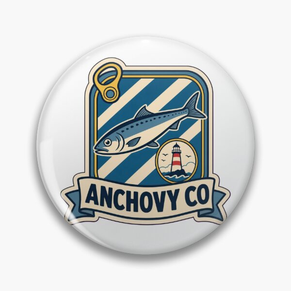 Item preview, Anchovy Co Label | Retro Portuguese Sardine Tin Vintage Art designed and sold by StickyGuys.
