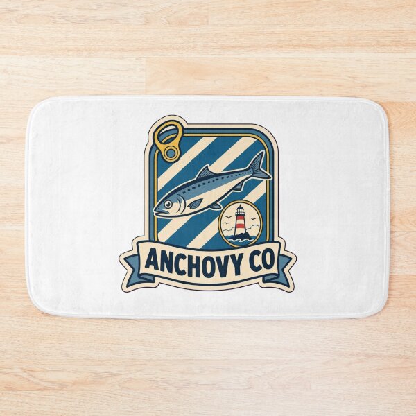 Item preview, Anchovy Co Label | Retro Portuguese Sardine Tin Vintage Art designed and sold by StickyGuys.