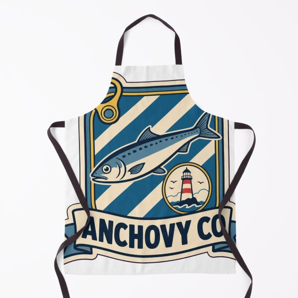 Item preview, Anchovy Co Label | Retro Portuguese Sardine Tin Vintage Art designed and sold by StickyGuys.