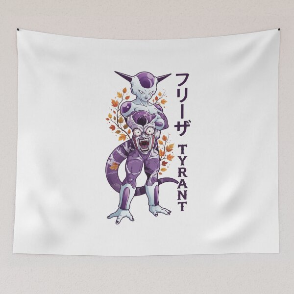 Item preview, Frieza Dragon Ball Anime Tyrant Autumn Leaves Illustration designed and sold by FreakToons.