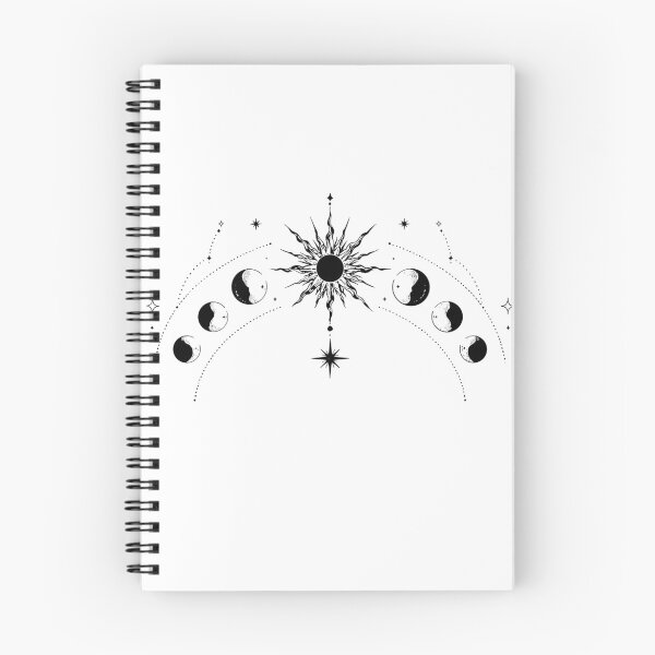 Item preview, Celestial Moon Phases & Sun Gothic Mystical Design  designed and sold by Marianarcezar.