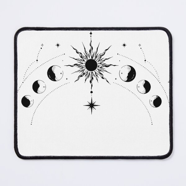 Item preview, Celestial Moon Phases & Sun Gothic Mystical Design designed and sold by Marianarcezar.
