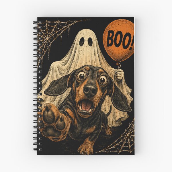 Item preview, Funny Dachshund Ghost Boo Halloween Selfie Dog Meme designed and sold by will freed18.