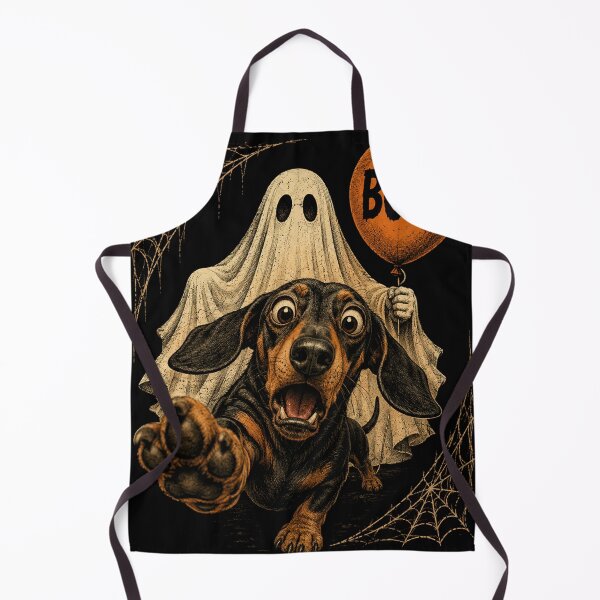 Item preview, Funny Dachshund Ghost Boo Halloween Selfie Dog Meme designed and sold by will freed18.