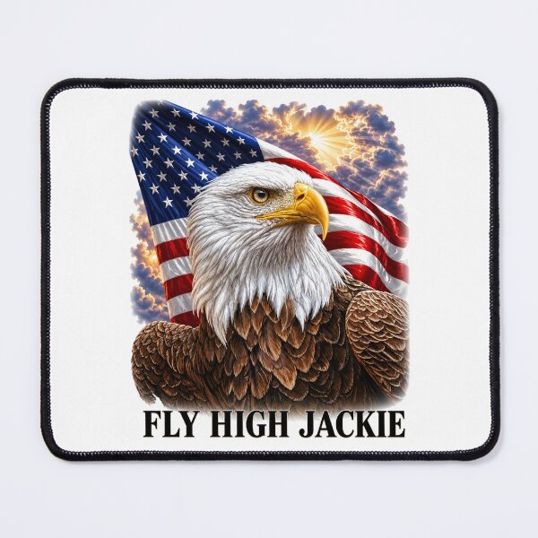 Item preview, Fly High Jackie - Jackie The Bald Eagle RIP designed and sold by ciaro-media.