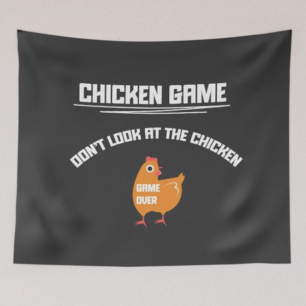Item preview, Don’t Look at the Chicken Funny Game (Black Edition) designed and sold by beboplab.