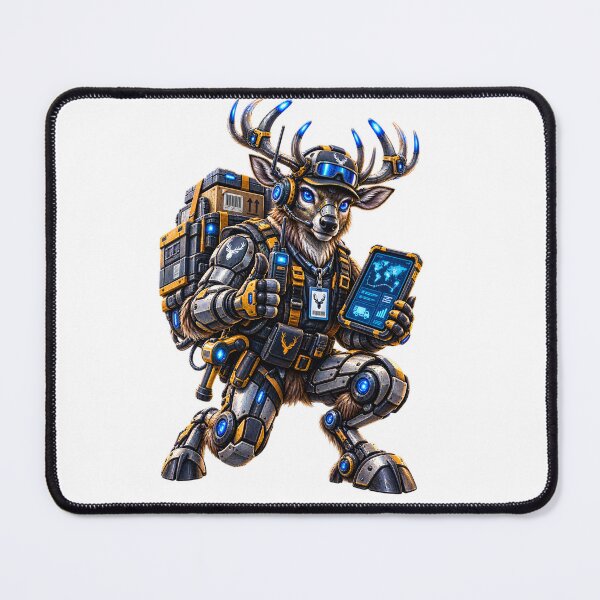 Item preview, Steel Reindeer Industrial Logistics Coordinator – Mechanical Reindeer Worker designed and sold by SteelCoat Studio.
