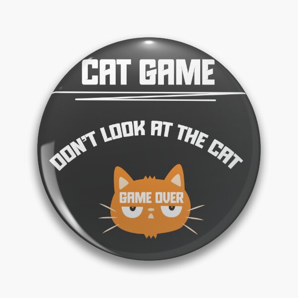 Item preview, Don’t Look at the Cat Funny Game (Black Edition) designed and sold by beboplab.