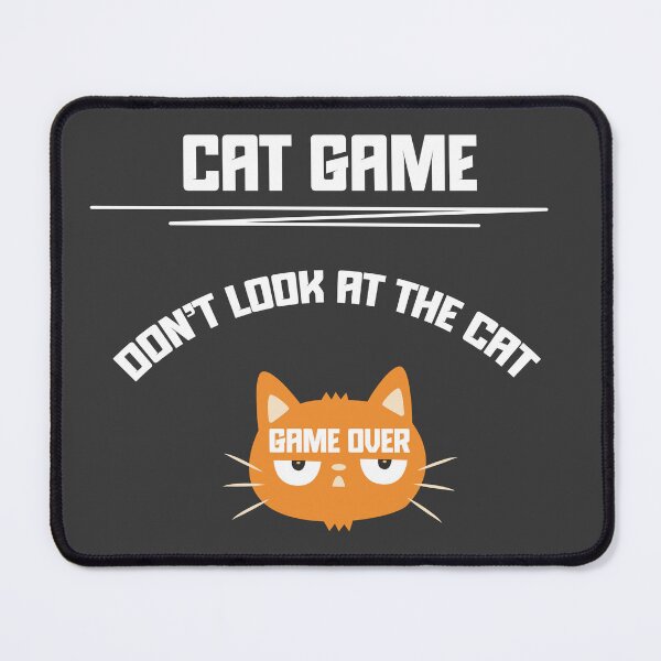 Item preview, Don’t Look at the Cat Funny Game (Black Edition) designed and sold by beboplab.