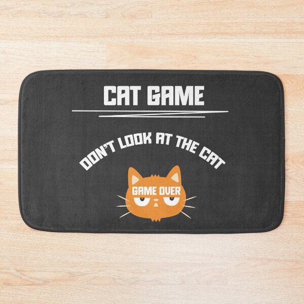 Item preview, Don’t Look at the Cat Funny Game (Black Edition) designed and sold by beboplab.