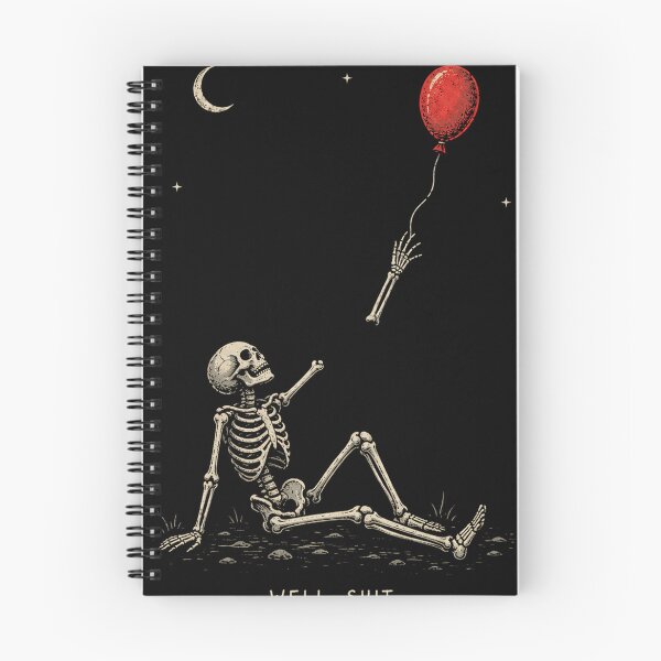 Item preview, Skeleton Lost Balloon Well Shit Funny Saying Quote designed and sold by will freed18.