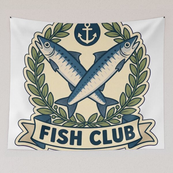 Item preview, Tinned Fish Club | Retro Portuguese Sardine Tin Vintage Art designed and sold by StickyGuys.