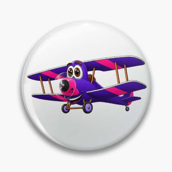 Item preview, Purple Pink biplane Cartoon designed and sold by Scott Hayes.