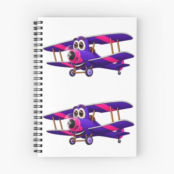 Item preview, Purple Pink biplane Cartoon designed and sold by Scott Hayes.