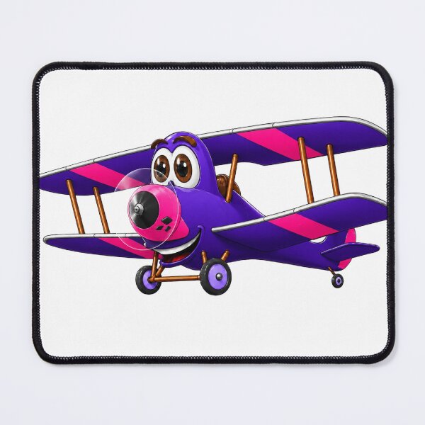 Item preview, Purple Pink biplane Cartoon designed and sold by Scott Hayes.