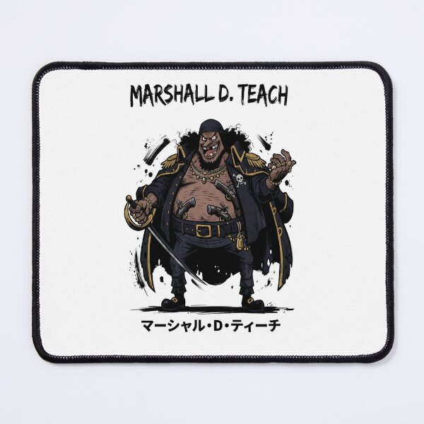 Item preview, Marshall D Teach Blackbeard One Piece Pirate Captain Illustration designed and sold by FreakToons.