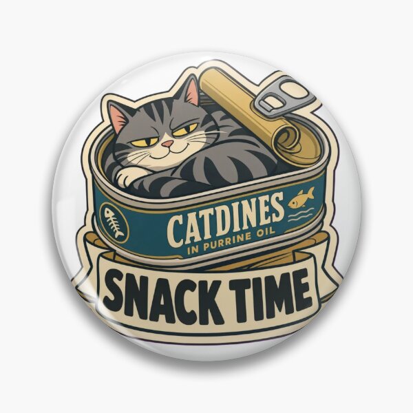 Item preview, Cat and Sardine Tin | Retro Portuguese Sardine Tin Vintage Art designed and sold by StickyGuys.
