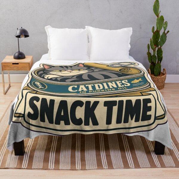 Item preview, Cat and Sardine Tin | Retro Portuguese Sardine Tin Vintage Art designed and sold by StickyGuys.