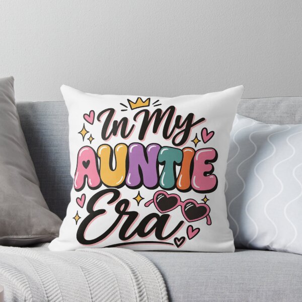 Item preview, In My Auntie Era Colorful Retro Aunt Gift Family Graphic Tee designed and sold by TM DESIGNS AND MORE.