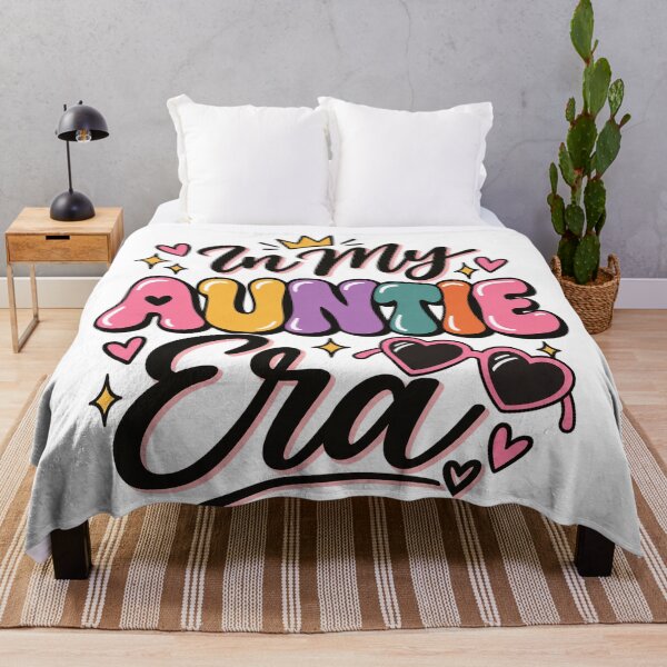 Item preview, In My Auntie Era Colorful Retro Aunt Gift Family Graphic Tee designed and sold by TM DESIGNS AND MORE.