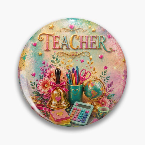 Item preview, Colorful Teacher – Vibrant Floral Classroom Essentials designed and sold by HO•Designs.