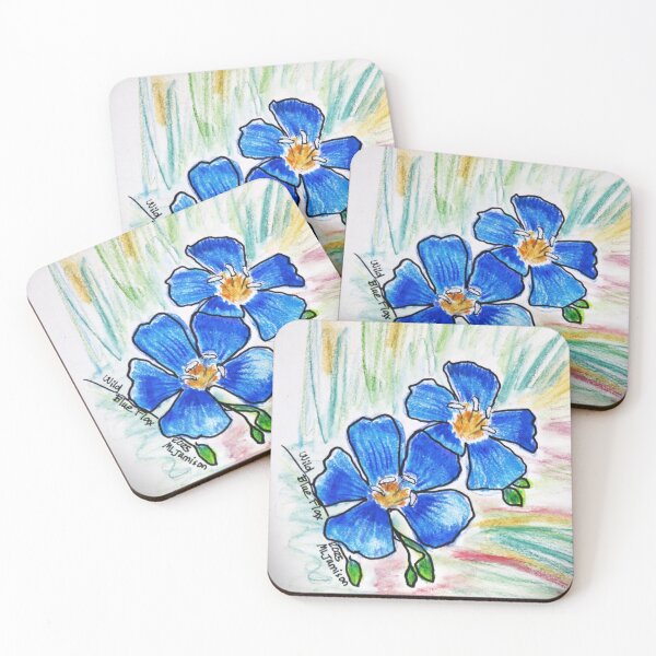 Item preview, Wild Blue Flax designed and sold by LINAJAMISON.
