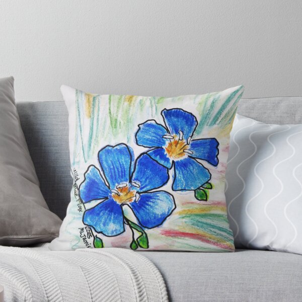 Item preview, Wild Blue Flax designed and sold by LINAJAMISON.