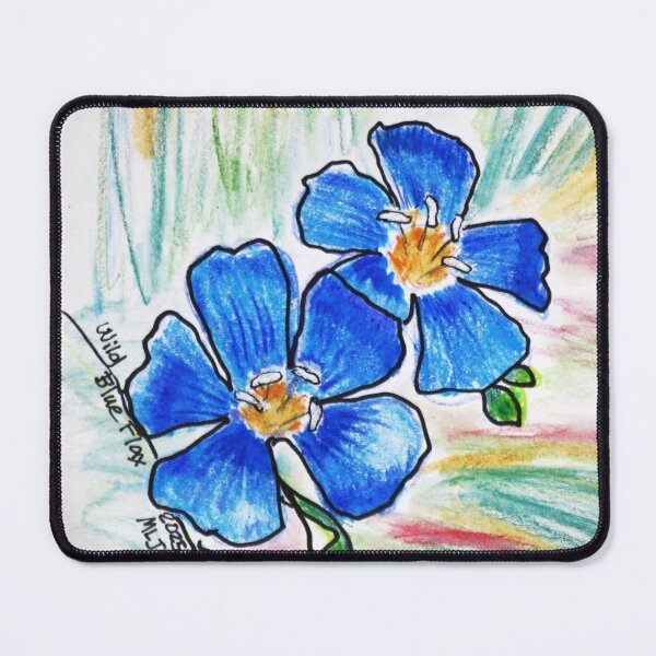 Item preview, Wild Blue Flax designed and sold by LINAJAMISON.
