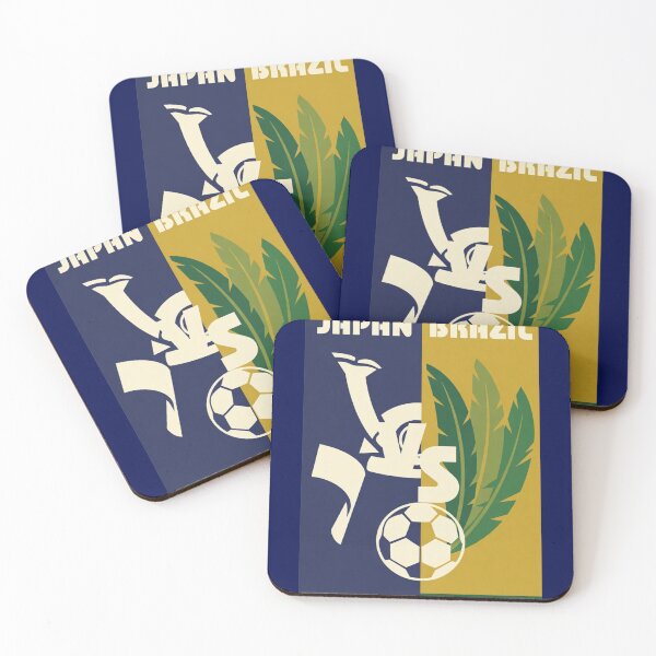 Item preview, Brazil vs Japan 2026 Retro Soccer Poster  designed and sold by Nexus Space.