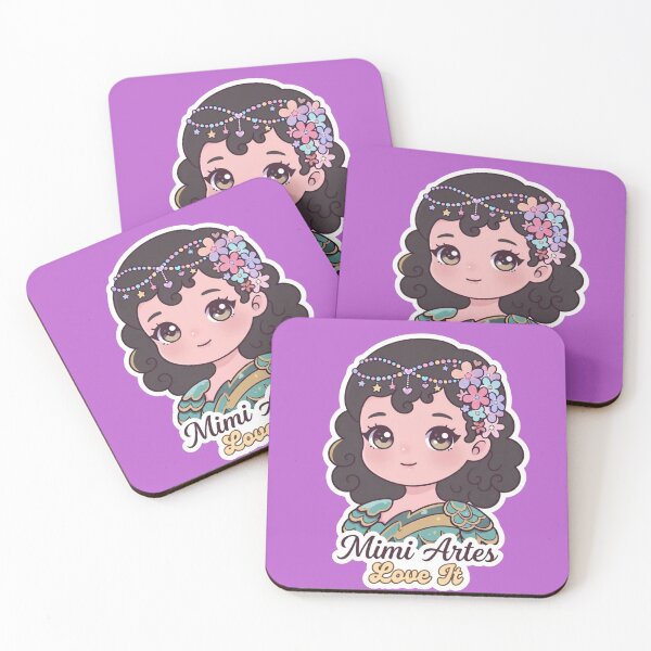 Item preview, Love It: Cute Kawaii Floral Girl designed and sold by mimiartes.